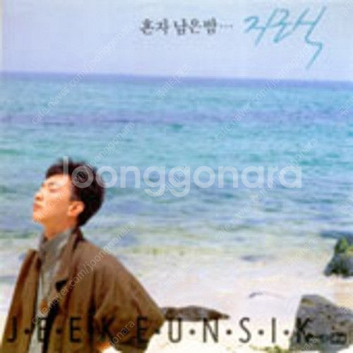[LP] 지근식 - 1집 혼자 남은밤 중고LP 판매합니...--0