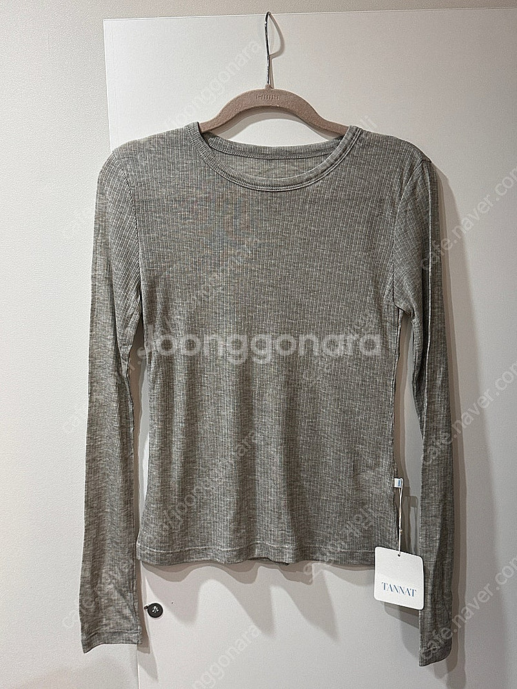 (새상품) [TANNAT] 타낫 스킨 이너슬리브리스 탑...--5