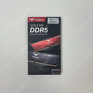 팀그룹 메모리 TeamGroup T-Force DDR5-6000 CL38 Vulcan Black 64GB (32Gx2)
