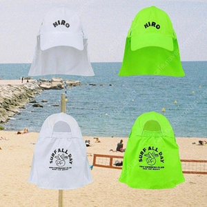 히로 선쉐이드 캡 화이트 아레나 캠프 블랙 일괄