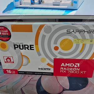SAPPHIRE 라데온 RX 7800 XT Pure OC