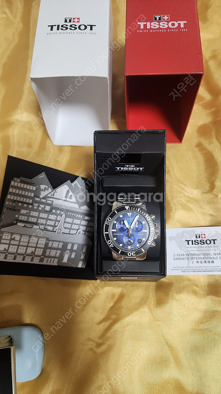 티쏘 TISSOT 시스타1000 크로노그래프청판44m--1