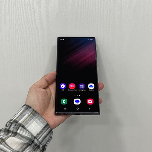 90542 갤럭시S22울트라 블랙 256GB 해외판 듀얼심 중고폰 팝니다 38만원