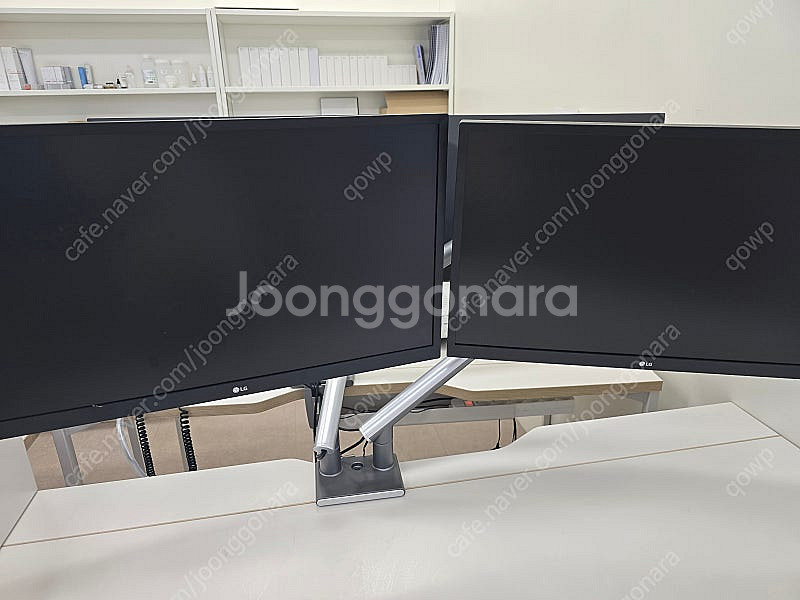 27인치 LG 모니터 2개(27mk 430H)+모니터암...--0