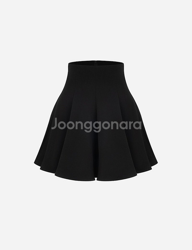 아옳이 쇼핑몰 로아르 하이웨스트 플레어 스커트 S 새상...--1