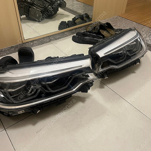bmw g30 530i 어뎁티드 led 전조등 양쪽 모듈포함 팜