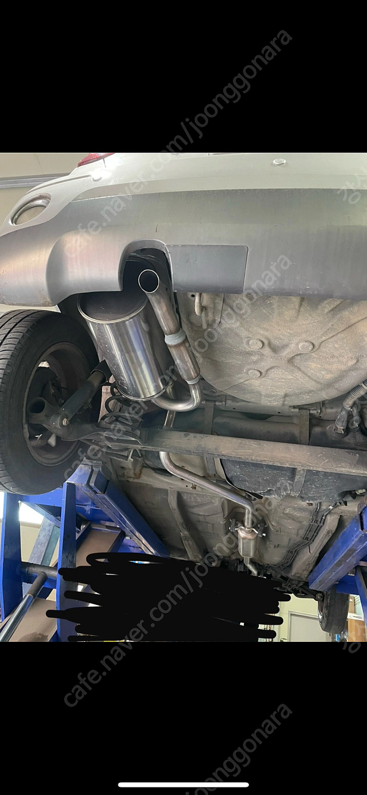 마티즈 순정 배기 마후라 신품급 이미지