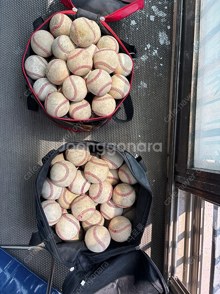 포수장비+글러브, 배팅볼 사용감 있음--4