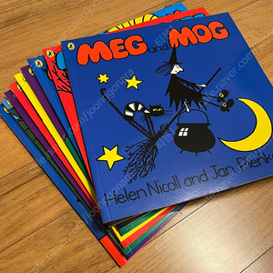메그앤모그 원서 9권 + CD 1장 (meg and mog)