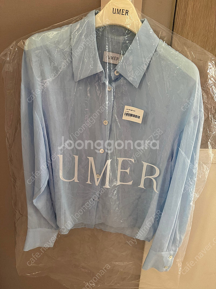 유매르 시어백버튼 셔츠--0