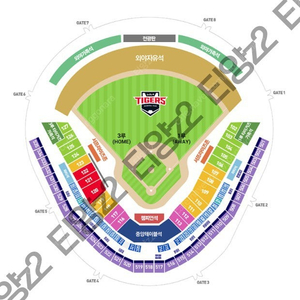 6월8일 광주 기아 vs 한화 3루 EV석 티켓양도 명당자리 야구티켓 KBO 기아타이거즈 한화이글스 광주챔피언스필드 티양z