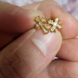 크롬하츠 22k 다이아세팅 귀걸이