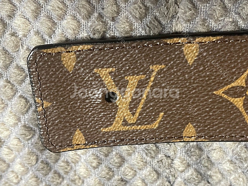 루이비통 LV 이니셜 리버서블 모노그램 벨트 40mm ...--4