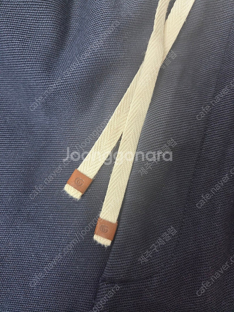 구찌 남성 삼선 트레이닝 팬츠 네이비(XL)--6