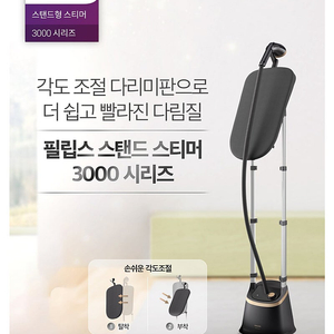 필립스 스탠드 스티머 3000 그레이