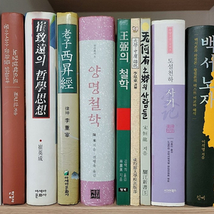 양명철학 왕필의 철학 백서 노자. 노장철학으로 동아시아문화를 읽는다 도문공과경 세계문양대전. 미술해부도 달마보전 몰간 신약 성경 연구. 도설 신약성서의 고고학 성서각 세계단편문학대