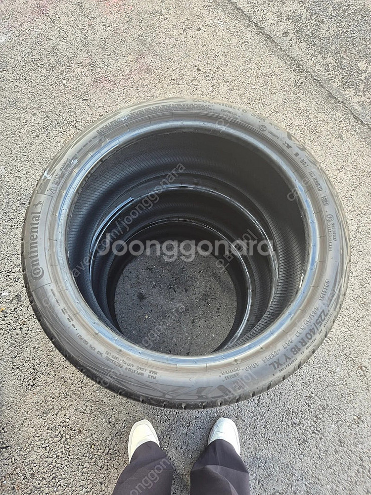 콘티넨탈 에코컨텍6 런플랫 225 40 18 1본 판매...--3