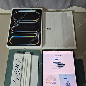 아이패드 프로 M4 13인치 셀룰러 1TB + 애플 펜슬 프로 + 정품 스마트 폴리오 케이스 (미개봉)