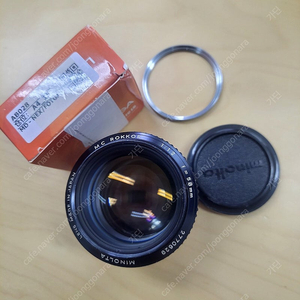 미놀타 MC Rokkor 58mm F1.2 수동렌즈 + NEX 어댑터