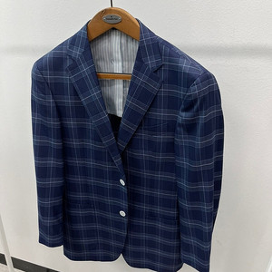 100-105) 에스티듀퐁 이태리 체크자켓/타미 빅로고 새틴 바시티