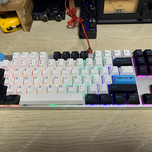 아콘 리얼 티타늄 DX 실버 키보드