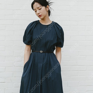 메르시비앙 MEHVIE 메비 바제드레스 딥포레스트 2사이즈