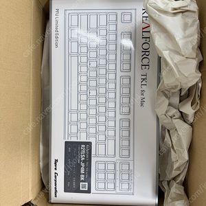 토프레 ﻿리얼포스 for Mac 텐키레스 30g 균등 영문배열 R2TLSA-US3M-BK