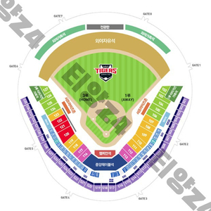 6월8일 광주 기아 vs 한화 3루 EV석 티켓양도 명당자리 야구티켓 KBO 기아타이거즈 한화이글스 광주챔피언스필드 티양z