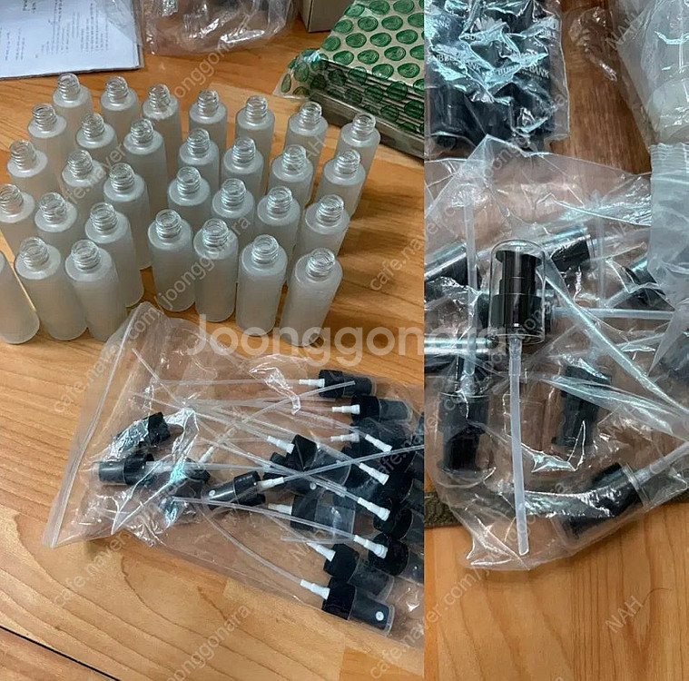 천연비누 스탬프 및 천연화장품 공병 및 용품 일괄--4