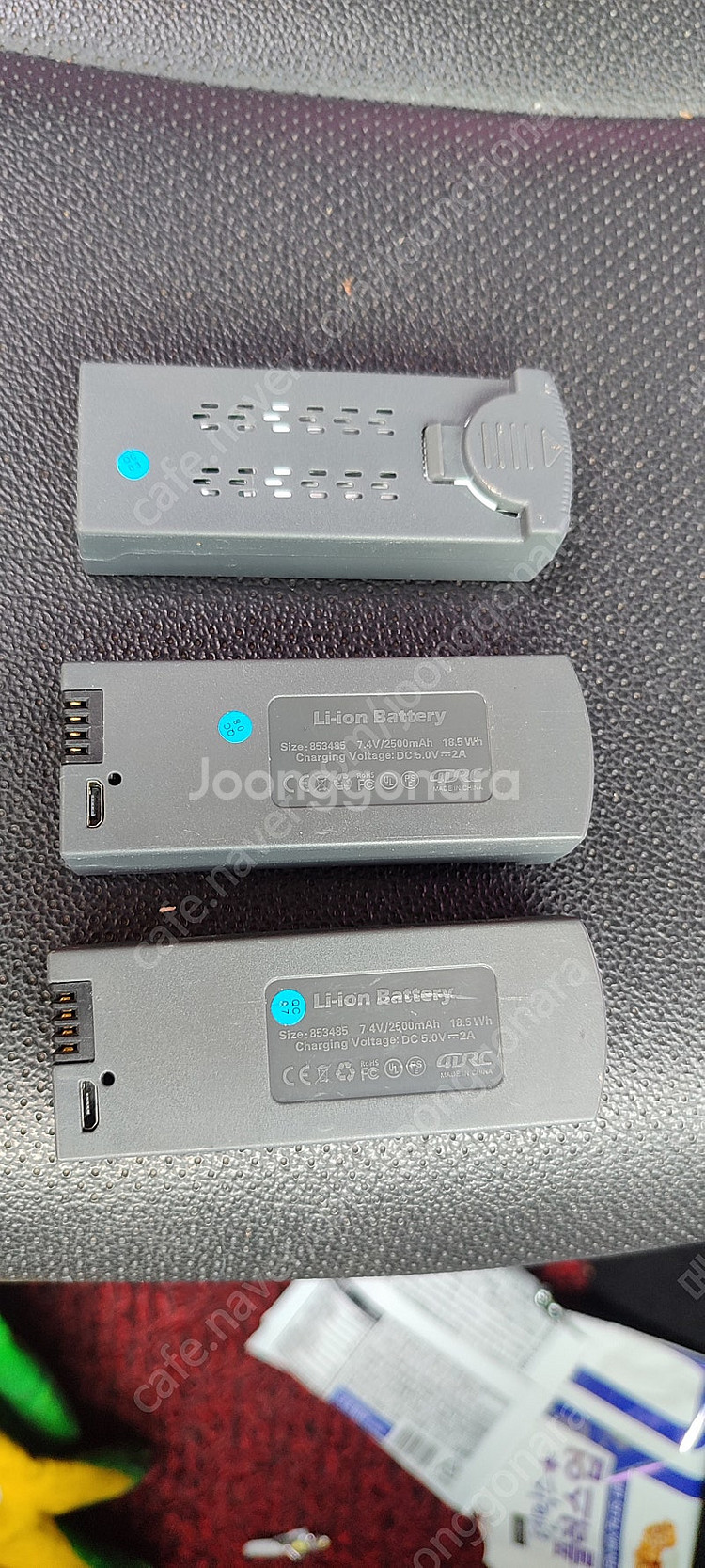 4drc F9 드론 배터리3개--1