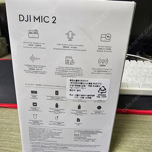 DJI 무선 Mic 2 송신기 2 TX + 1 RX + 충전 케이스 세트 새상품 팝니다