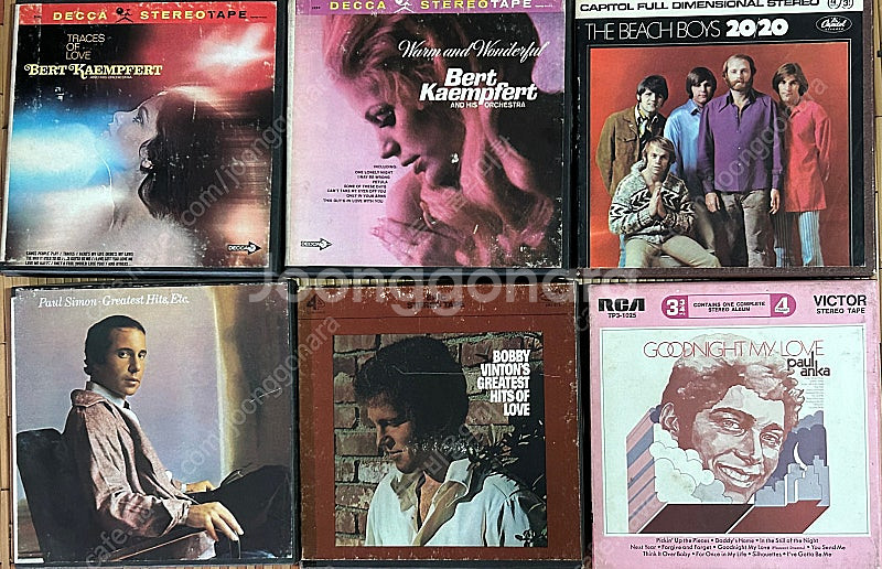 6~80년대 팝 7인치 4트랙 릴테이프 앨범--0