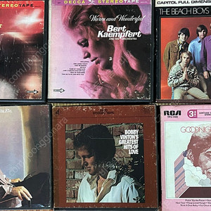 6~80년대 팝 7인치 4트랙 릴테이프 앨범