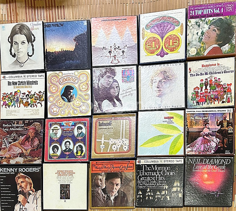 6~80년대 팝 7인치 4트랙 릴테이프 앨범--5