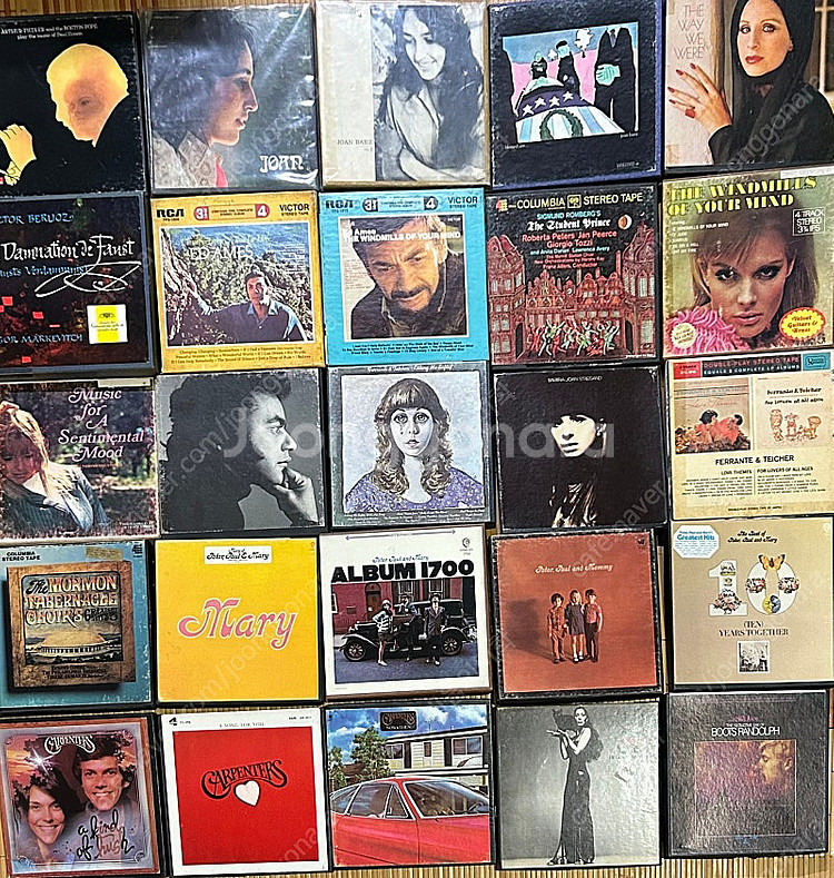 6~80년대 팝 7인치 4트랙 릴테이프 앨범--6