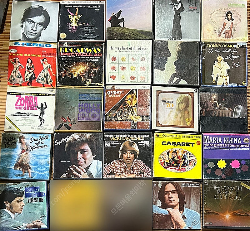 6~80년대 팝 7인치 4트랙 릴테이프 앨범--7