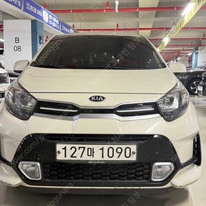 경차 중고 모닝 중고차 시세 기아 중고차 진주색 2021년식 32,277km 프레스티지 중고차카페