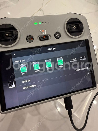 dji 매빅3프로 콤보 + 2년 케어, 충전 한 자릿수...--2