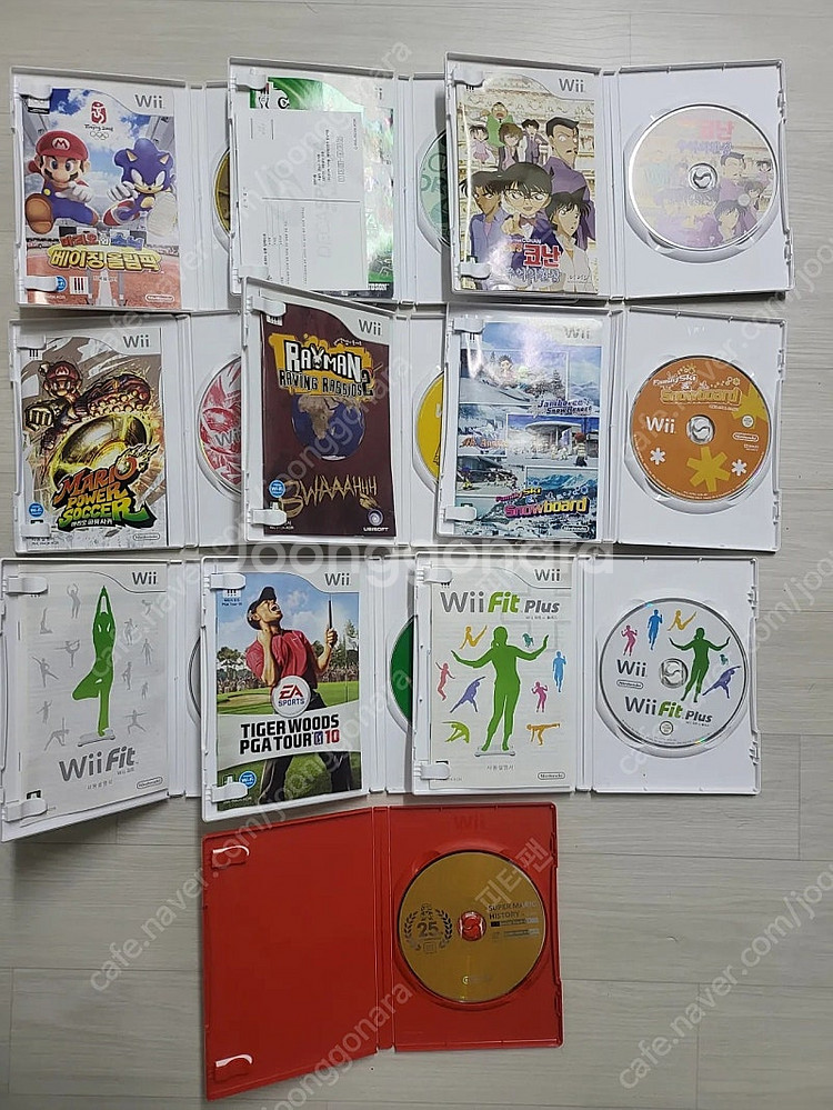 닌텐도 Wii 위 베이징올림픽,레이맨엽기토끼2,파워사커--1