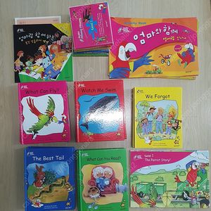 웅진 쌩쌩 English saeng saeng 책세트 책 40권, 부모지침서 1 및 워크북5권, CD