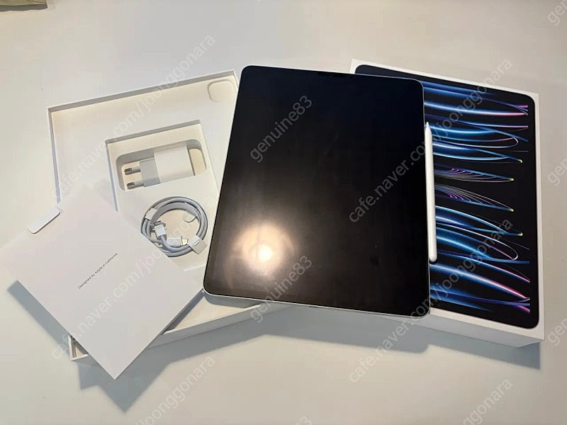 아이패드 프로 12.9 6세대 M2 256gb wifi 실버 S급 + 애플펜슬 2세대 정품--1