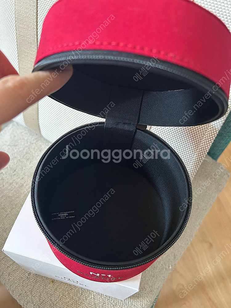 샤넬 코스메틱 파우치 레드--2