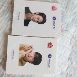 진라면 방탄소년단 진 띠부실 띠부씰 스티커 2장 일괄판매합니다