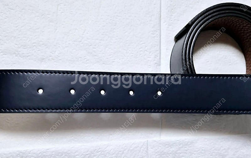 루이비통 남성 LV 리버서블 나만의 벨트 35mm 은장...--6
