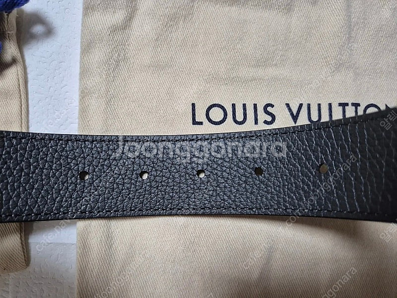 루이비통 남성 LV 리버서블 나만의 벨트 35mm 은장...--7
