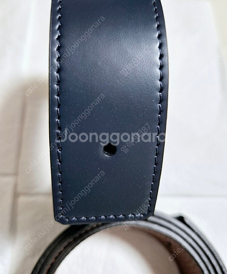 루이비통 남성 LV 리버서블 나만의 벨트 35mm 은장...--8