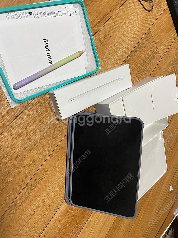 아이패드 미니 6세대 퍼플 wifi 64기가, 애플펜슬...--0
