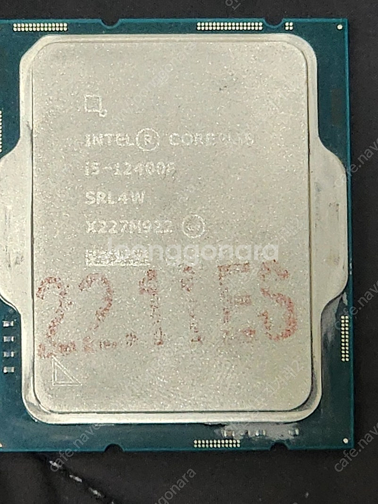 (고장) i5-12400F CPU--0