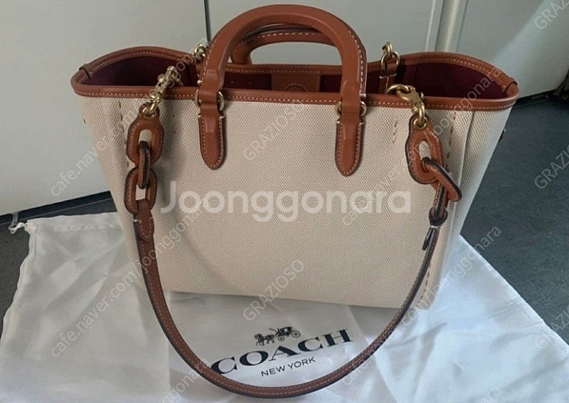 코치 리즈 캔버스백--2