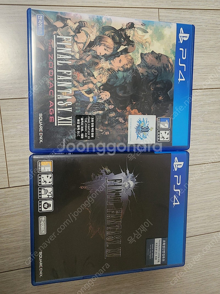 PS4 파이널판타지12,15 팝니다--0